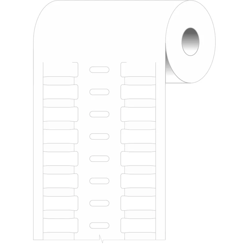 Brady - Algemene identificatie - Thermische transfert DuraSleeve inserts - BPTRDS-16x4,4-7697-WT - 198741 - 87198741 Beste Prijs