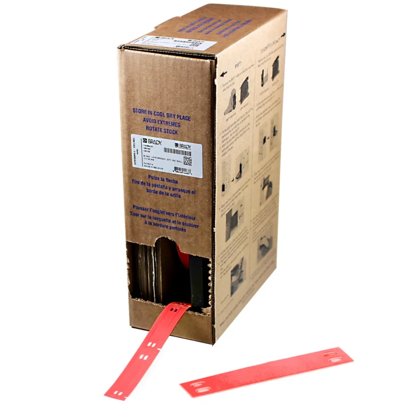 Brady - Algemene identificatie - Bulkrol zonder drager met B-7643-kabeltags voor M710 - BM7-10x60-7643-RD - 311963 - 87311963 Korting