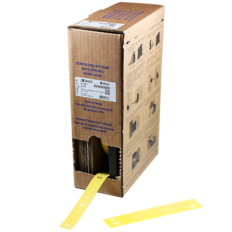 Brady - Algemene identificatie - Bulkrol zonder drager met B-7643-kabeltags voor M710 - BM7-10x60-7643-YL - 311965 - 87311965 Premium