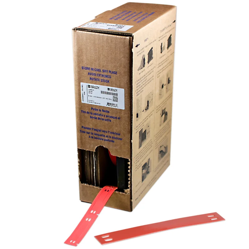 Brady - Algemene identificatie - Bulkrol zonder drager met B-7643-kabeltags voor M710 - BM7-10x75-7643-RD - 311970 - 87311970 Lage Kosten