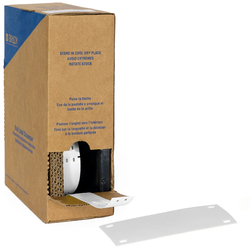 Brady - Algemene identificatie - Bulkrol (zonder drager) met kabeltags voor massavervoer voor M611, M610 en M710 - BM-25x75-348-WT - 312048 - 87312048 Shop Nu