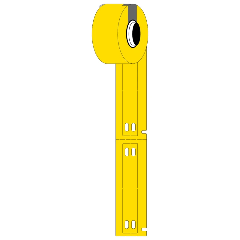 Brady - Algemene identificatie - Polyester kabeltag zonder drager voor M611 en M610 - M6-10x60-7598-YL - 312053 - 87312053 Beperkt Aanbod