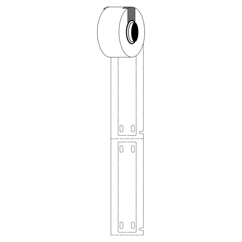 Brady - Algemene identificatie - Polyester kabeltag zonder drager voor M611 en M610 - M6-15x75-7598-WT - 312063 - 87312063 Premium