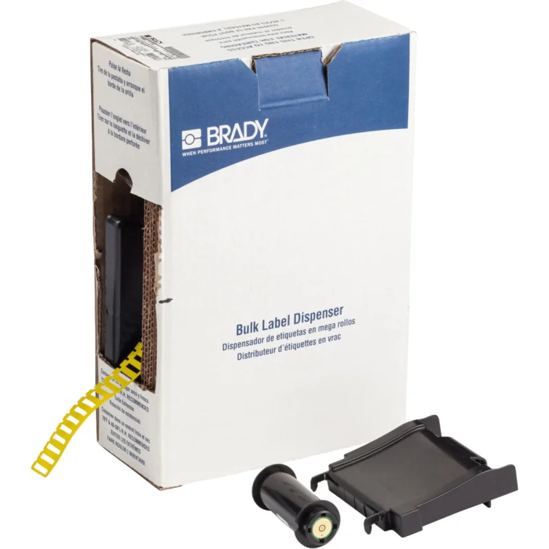 Brady - Algemene identificatie - Bulkrol met verharde DuraSleeve-inserts voor M611, M610 en M710 - BM-10x4.4-7696-YL - 312128 - 87312128 Seizoensaanbieding