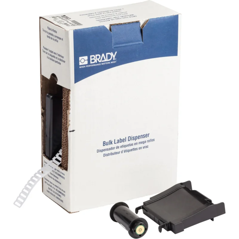 Bestel Nu Brady - Algemene identificatie - Bulkrol met verharde DuraSleeve-inserts voor M611, M610 en M710 - BM-12x4.4-7696-WT - 312129 - 87312129