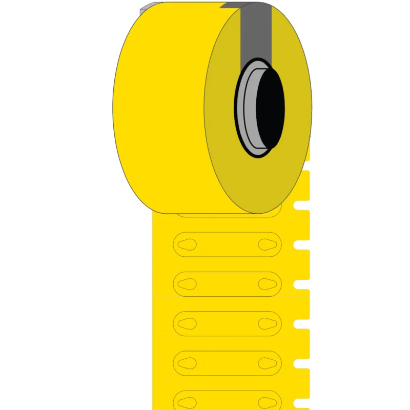 Betrouwbaar Brady - Algemene identificatie - Bulkrol met Rapido-tags voor draadmarkering voor M611, M610 en M710 - BM-5-7599-YL-R - 312141 - 87312141