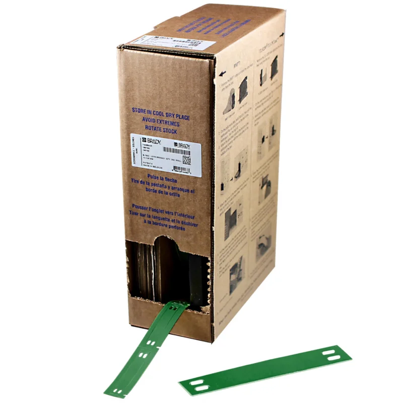 Brady - Algemene identificatie - Bulkrol zonder drager met polyester kabeltags voor M611, M610, BMP61, M710 en BMP71. - BM-10X60-7598-GN - 312144 - 87312144 Gratis Retour