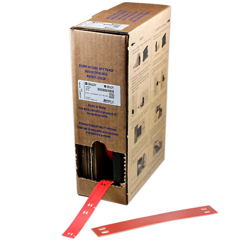 Brady - Algemene identificatie - Bulkrol zonder drager met polyester kabeltags voor M611, M610, BMP61, M710 en BMP71. - BM-10X75-7598-RD - 312152 - 87312152 Korting