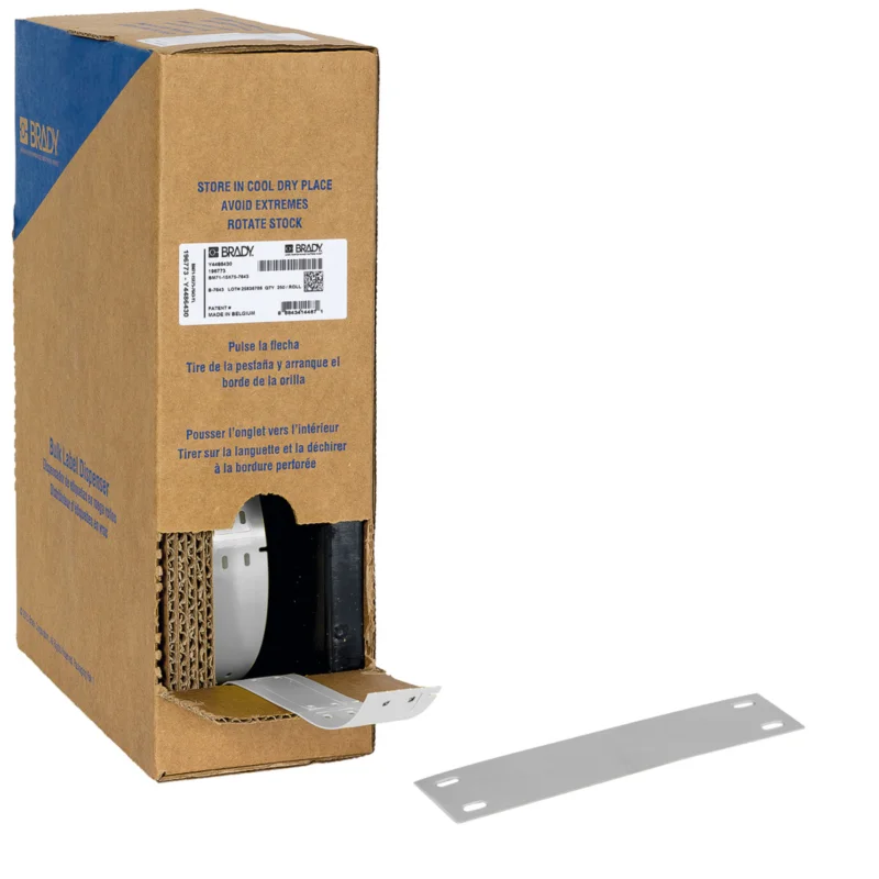 Brady - Algemene identificatie - Bulkrol zonder drager met polyester kabeltags voor M611, M610, BMP61, M710 en BMP71. - BM-15X75-7598-SV - 312160 - 87312160 Gratis Retour