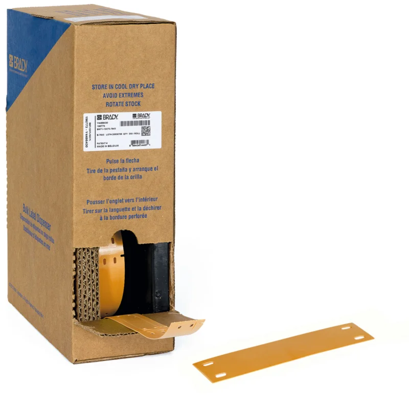 Brady - Algemene identificatie - Bulkrol (zonder drager) met B-7643-kabeltags voor M611, M610 en M710 - BM-15x75-7643-OR - 312173 - 87312173 Direct Verzonden