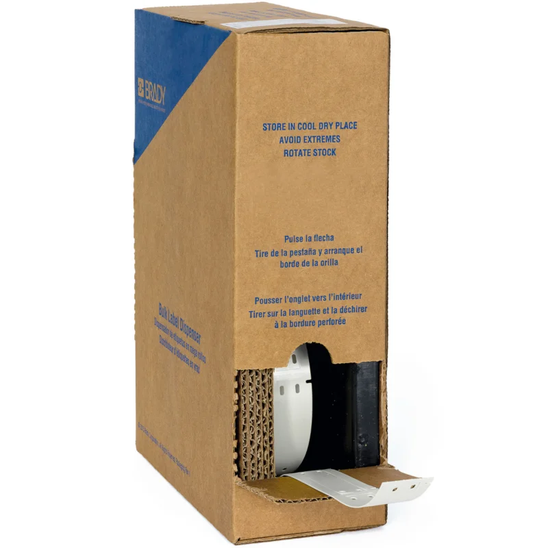 Brady - Algemene identificatie - Bulkrol (zonder drager) met B-7643-kabeltags voor M611, M610 en M710 - BM-15x75-7643-WT - 312175 - 87312175 Beperkte Voorraad