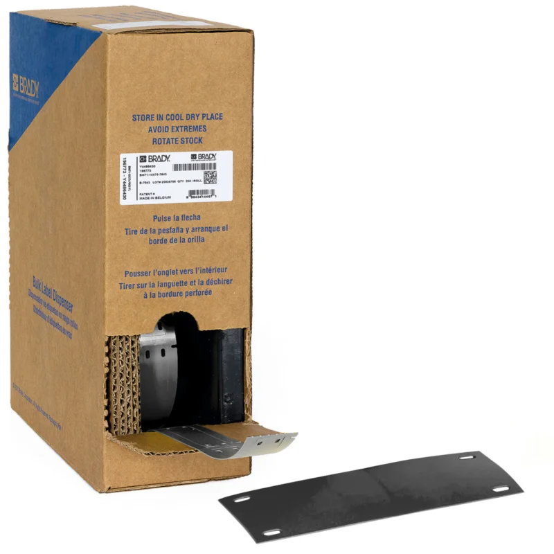 Brady - Algemene identificatie - Bulkrol (zonder drager) met B-7643-kabeltags voor M611, M610 en M710 - BM-25x75-7643-BK - 312177 - 87312177 Koopje
