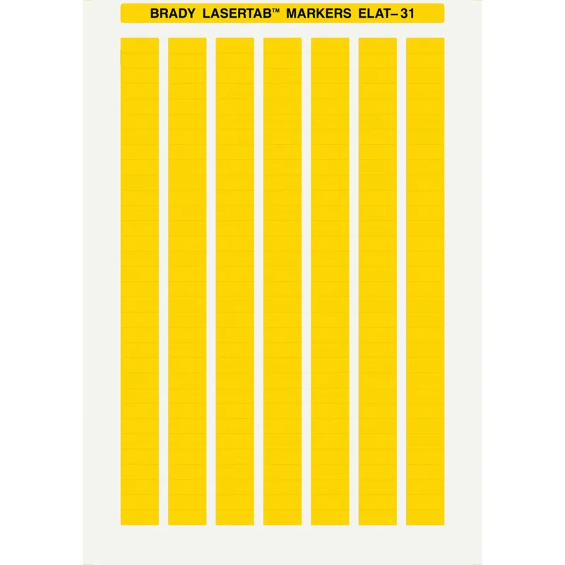 Brady - Labels voor PCB‘s en componenten - LaserTab Labels - ELAT-31-747YL-10 - 014388 - 87014388 Aanbieding