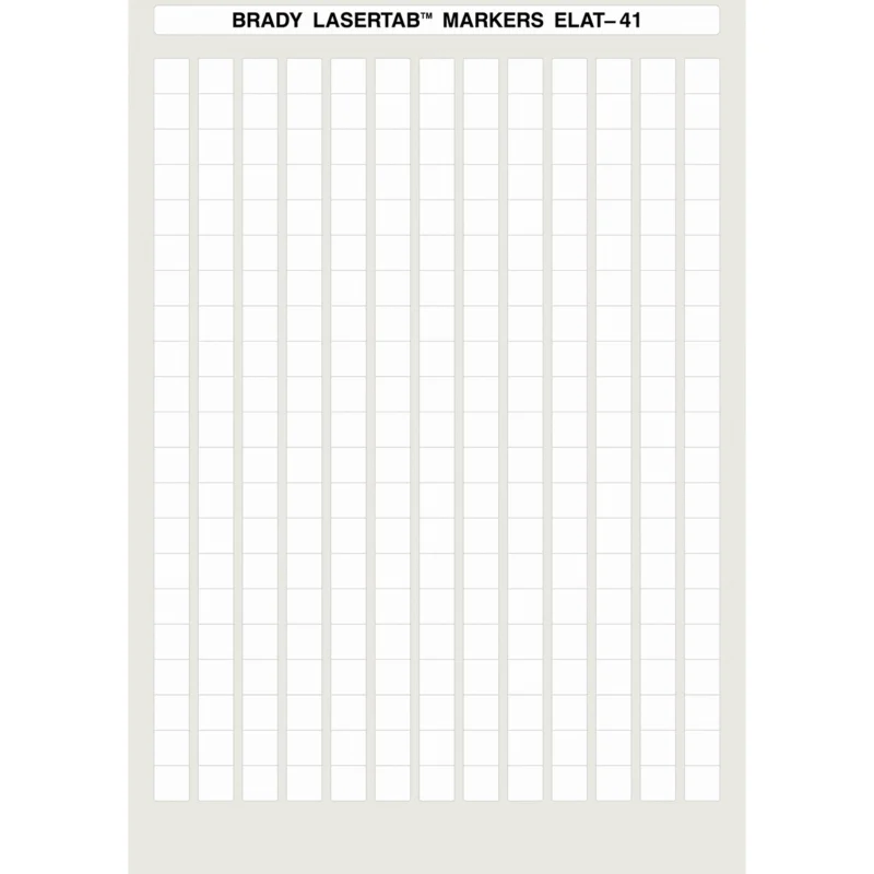 Brady - Labels voor PCB‘s en componenten - LaserTab Labels - ELAT-41-747W-10 - 014400 - 87014400 Koop Vandaag