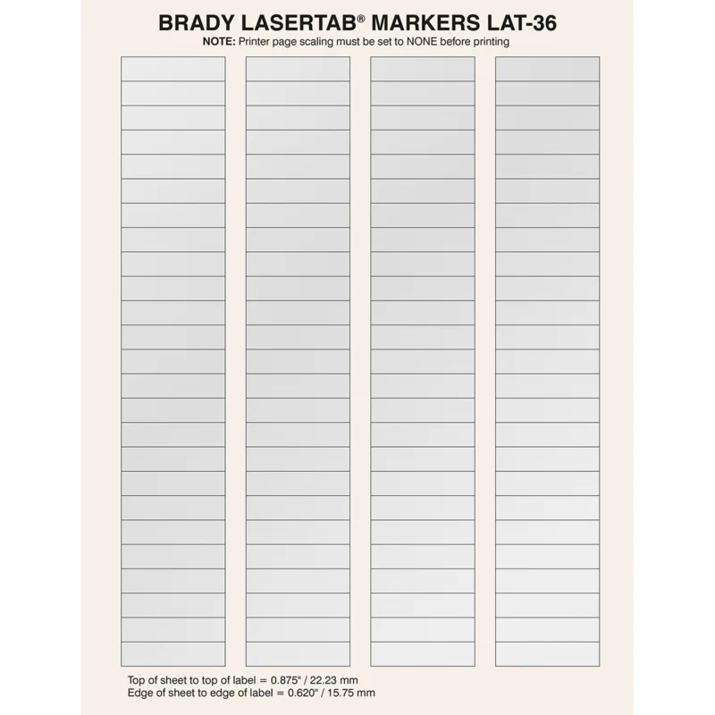 Brady - Labels voor PCB‘s en componenten - LaserTab Labels - LAT-36-773-1 - 029688 - 87029688 Koop Online