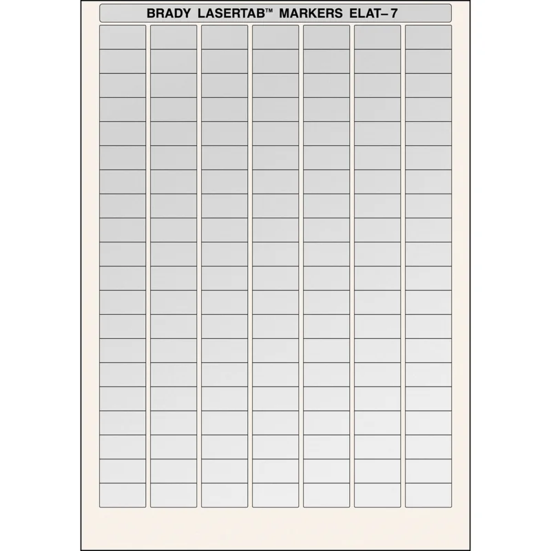 Brady - Labels voor PCB‘s en componenten - LaserTab Labels - ELAT-7-773 - 029839 - 87029839 Finale Uitverkoop