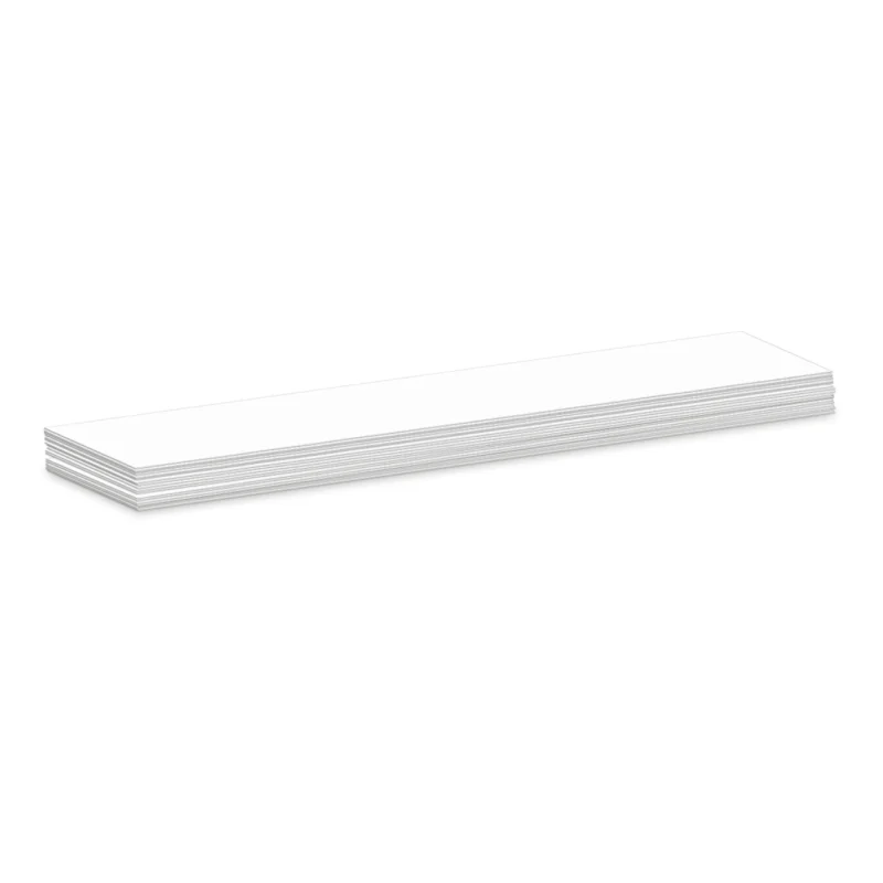 Beperkt Aanbod Brady - Magneetlabels - Kartonnen kaartjes - CARDBOARD CARD FOR SML POUCH WHT 23X90MM - 224054 - 86224054