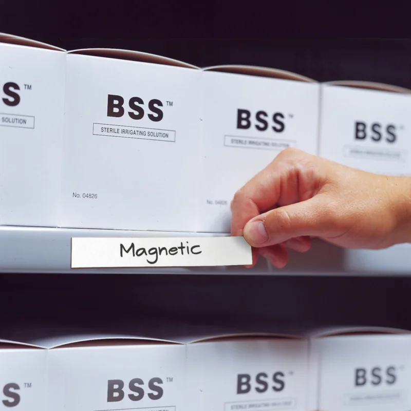 Brady - Voorbedrukte labels - Blanco beschrijfbare magnetische labels - BLANK MAGNETIC LABELS B-859 51X312MM - 234975 - 86234975 Premium