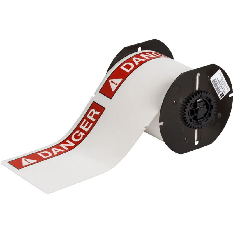 Brady - Algemene identificatie - Metaaldetecteerbare ToughWash-materialen voor BBP3x/S3xxx/i3300-printers - B30-25-854-DANG - 711250 - 86711250 Snelle Levering