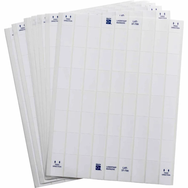 Brady - Algemene identificatie - LaserTab Labels - LAT-37-799-1 - 029678 - 87029678 Finale Uitverkoop