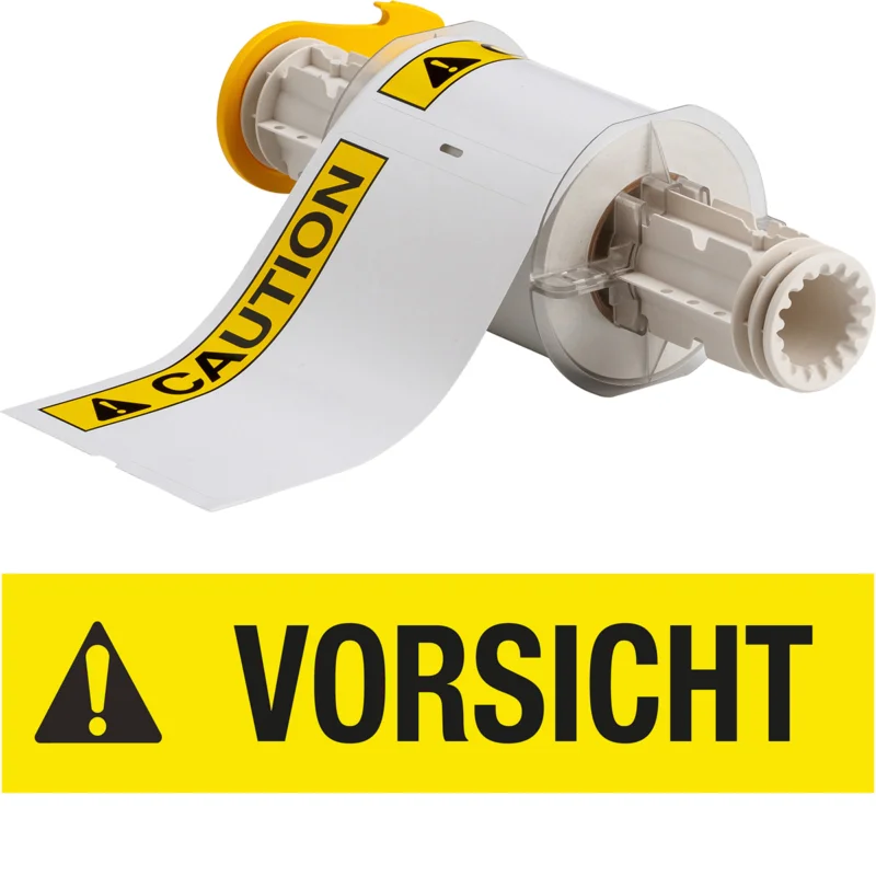 Alleen Vandaag Brady - Algemene identificatie - BBP85 Labels - Vinyl 102x152 VORSICHT - B85-102x152-595-VORSICHT - 130783 - 87130783