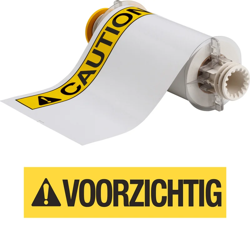 Brady - Algemene identificatie - BBP85 Labels - Vinyl 178x254 VOORZICHTIG - B85-178x254-595-VOORZICHTIG - 130784 - 87130784 Bestel Nu
