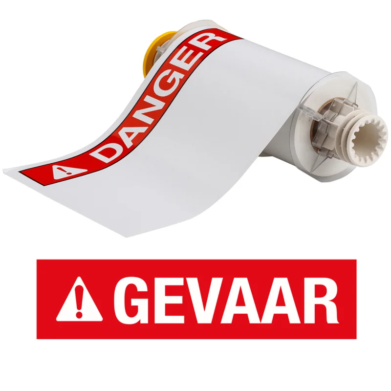 Beperkt Aanbod Brady - Algemene identificatie - BBP85 Labels - Vinyl 178x254 GE VAAR - B85-178x254-595-GEVAAR - 130791 - 87130791