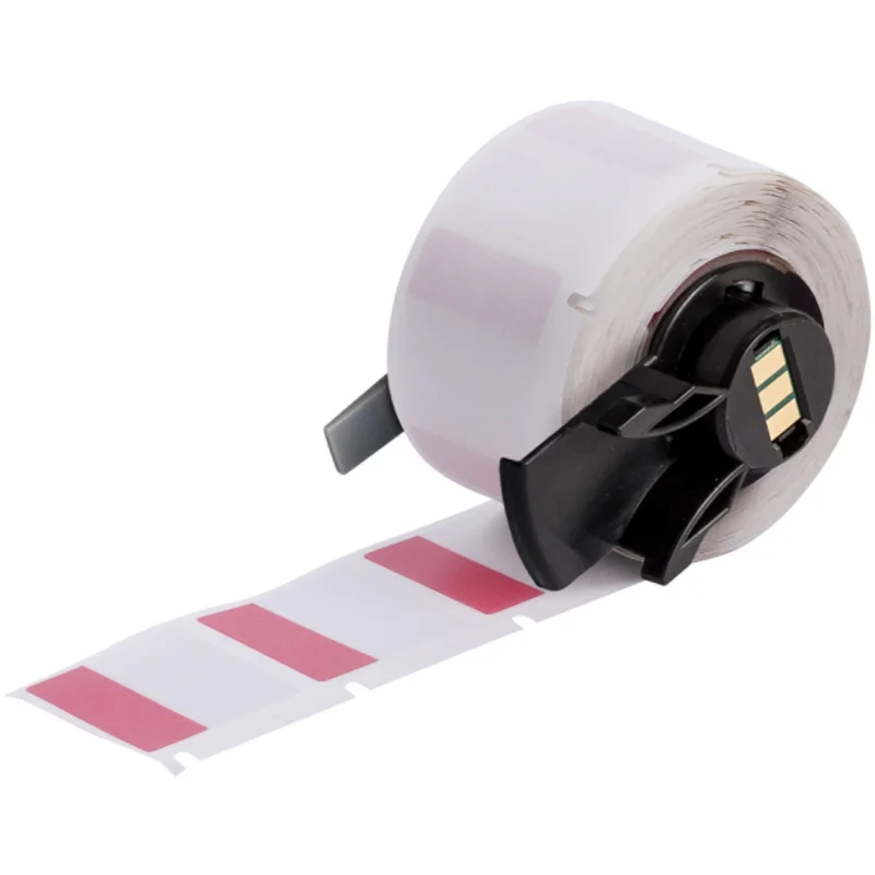 Brady - Algemene identificatie - Zelflaminerende vinyl wikkellabels voor M610, M611, BMP61, M710 (met labelrolgeleider) en BMP71 (met labelrolgeleider) - M6-19-427-RD - 173741 - 87173741 Speciale Aanbieding