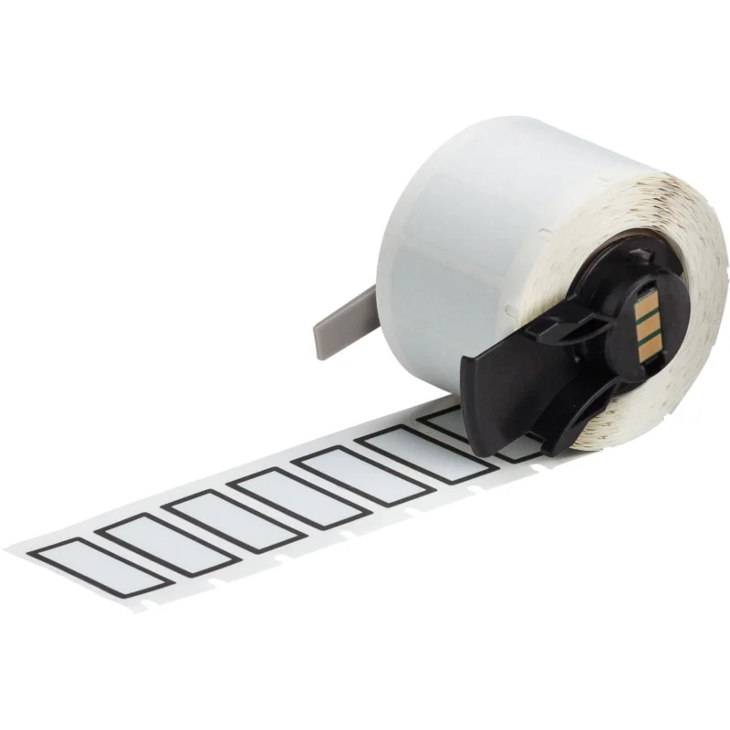 Brady - Algemene identificatie - Gemetalliseerde matte grijze polyesterlabels voor M610, M611, BMP61, M710 (met labelrolgeleider) en BMP71 (met labelrolgeleider) - M6-24-428-BK - 173770 - 87173770 Laatste Versie