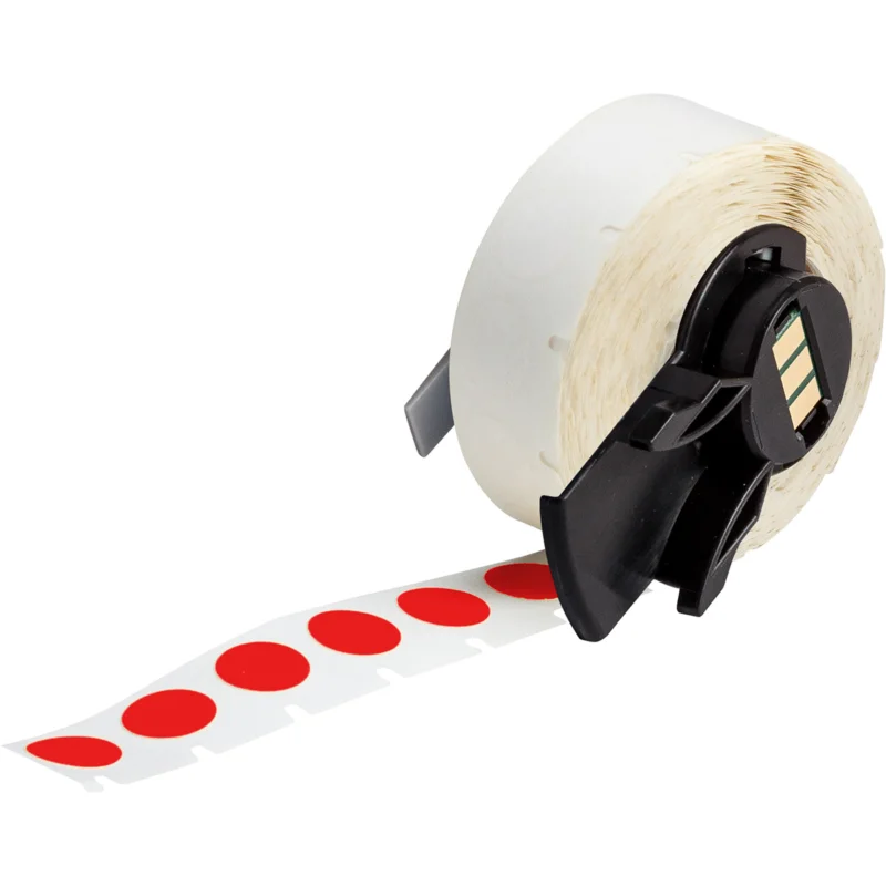 Brady - Algemene identificatie - Multifunctionele nylonlabels met agressieve kleefstof voor M610, M611, BMP61, M710 (met labelrolgeleider) en BMP71 (met labelrolgeleider) - M6-83-499-RD - 174112 - 87174112 Laatste Kans