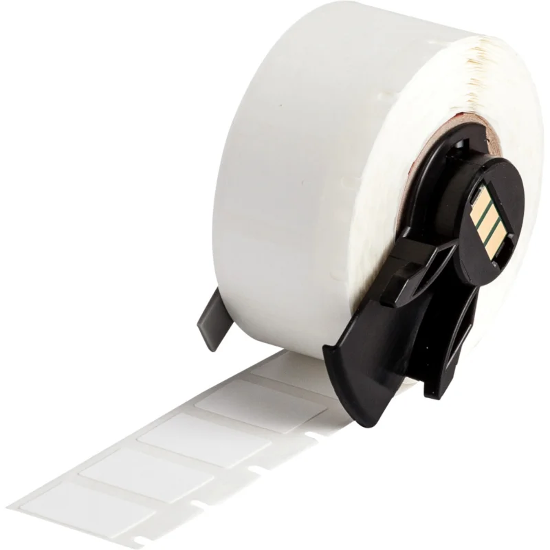 Brady - Algemene identificatie - Multifunctionele nylonlabels met agressieve kleefstof voor M610, M611, BMP61, M710 (met labelrolgeleider) en BMP71 (met labelrolgeleider) - M6-11-499 - 174184 - 87174184 Populair