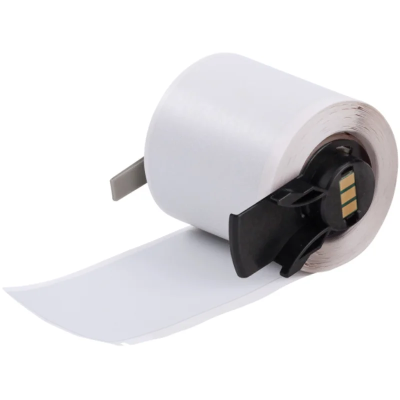 Alleen Vandaag Brady - Algemene identificatie - Gemetalliseerde matte grijze polyesterlabels voor M610, M611, BMP61, M710 (met labelrolgeleider) en BMP71 (met labelrolgeleider) - M6-37-428 - 174294 - 87174294