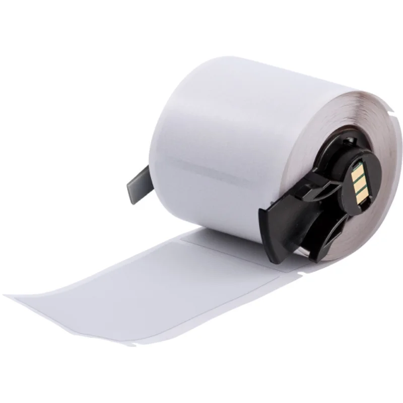 Brady - Algemene identificatie - Gemetalliseerde polyesterlabels met extra sterke kleefstof voor M610, M611, BMP61, M710 (met labelrolgeleider) en BMP71 (met labelrolgeleider) - M6-37-486 - 174296 - 87174296 Finale Uitverkoop