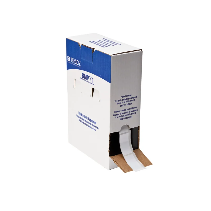 Brady - Algemene identificatie - Multifunctionele polyesterlabels met agressieve kleefstof voor M610, M611, BMP61, M710 en BMP71 - BM-20-422 - 174455 - 87174455 Shop Nu