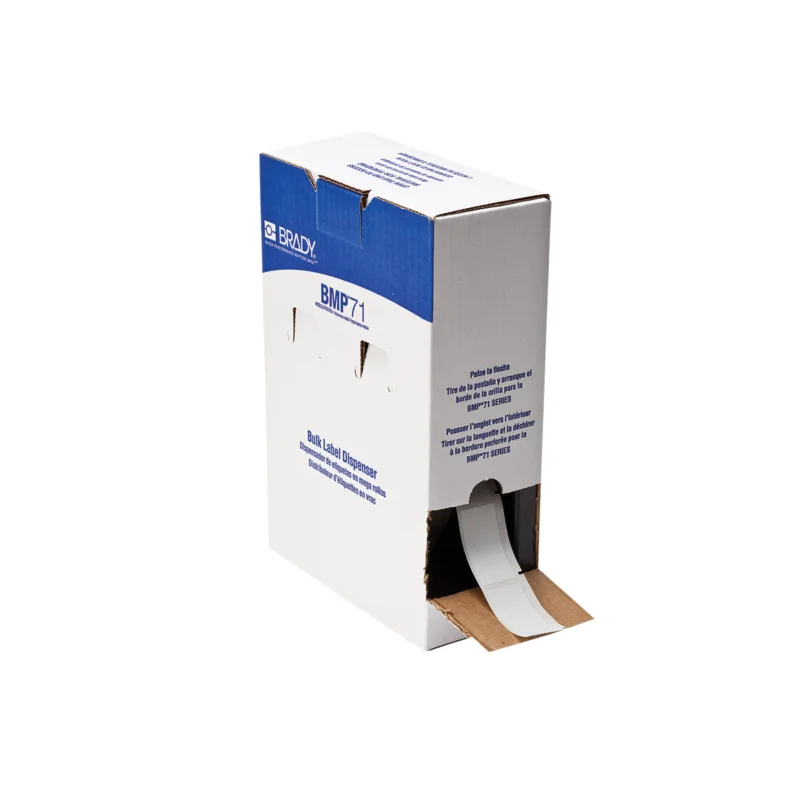 Brady - Algemene identificatie - Gemetalliseerde matte grijze polyesterlabels voor M610, M611, BMP61, M710 en BMP71 - BM-20-428 - 174457 - 87174457 Uitverkoop