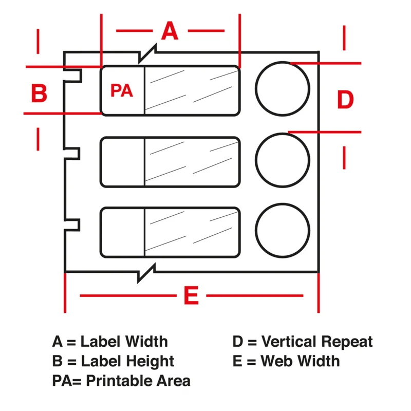 Brady - Algemene identificatie - Thermische transfert labels - BPT-606-461 - 217071 - 87217071 Merkproduct