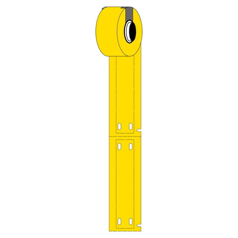 Brady - Algemene identificatie - B-7643-kabeltags zonder drager voor M611 en M610 - M6-15x75-7643-YL - 312066 - 87312066 Betrouwbaar