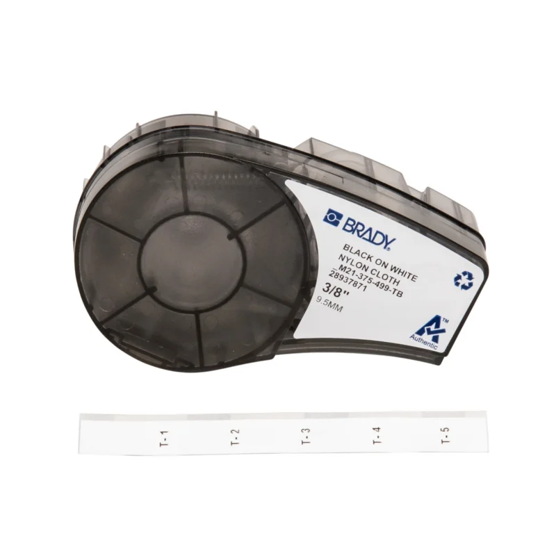 Aanbieding Brady - Algemene identificatie - Tape uit nylonweefsel voor M211; M210; BMP21-PLUS; BMP21 - M21-375-499-TB - 110938 - 87110938