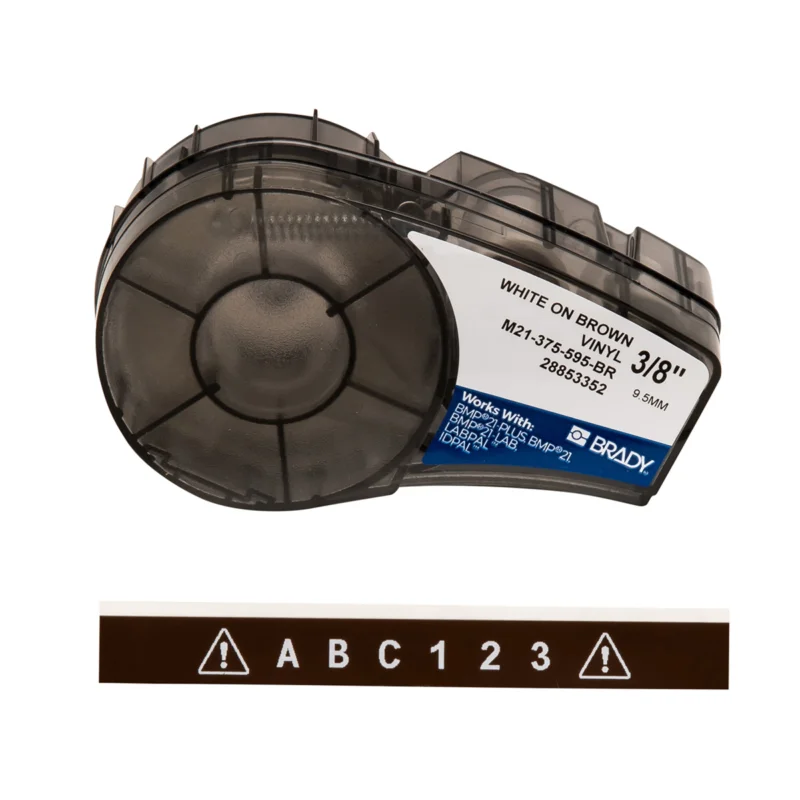 Brady - Algemene identificatie - Vinyltape voor M211; M210; BMP21-PLUS; BMP21-LAB; BMP21 - M21-375-595-BR - 139735 - 87139735 Gratis Retour