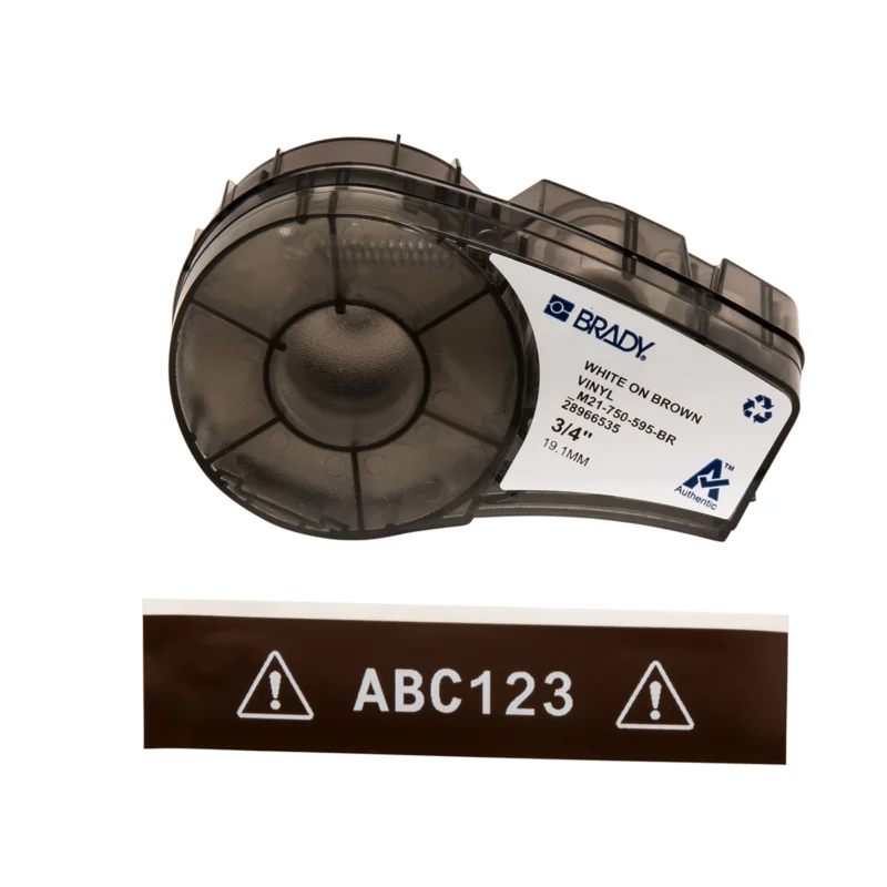 Brady - Algemene identificatie - Vinyltape voor M211; M210; BMP21-PLUS; BMP21-LAB; BMP21 - M21-750-595-BR - 139737 - 87139737 Koop Vandaag