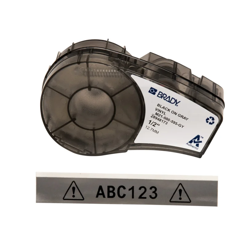 Brady - Algemene identificatie - Vinyltape voor M211; M210; BMP21-PLUS; BMP21-LAB; BMP21 - M21-500-595-GY - 139739 - 87139739 Lage Prijs