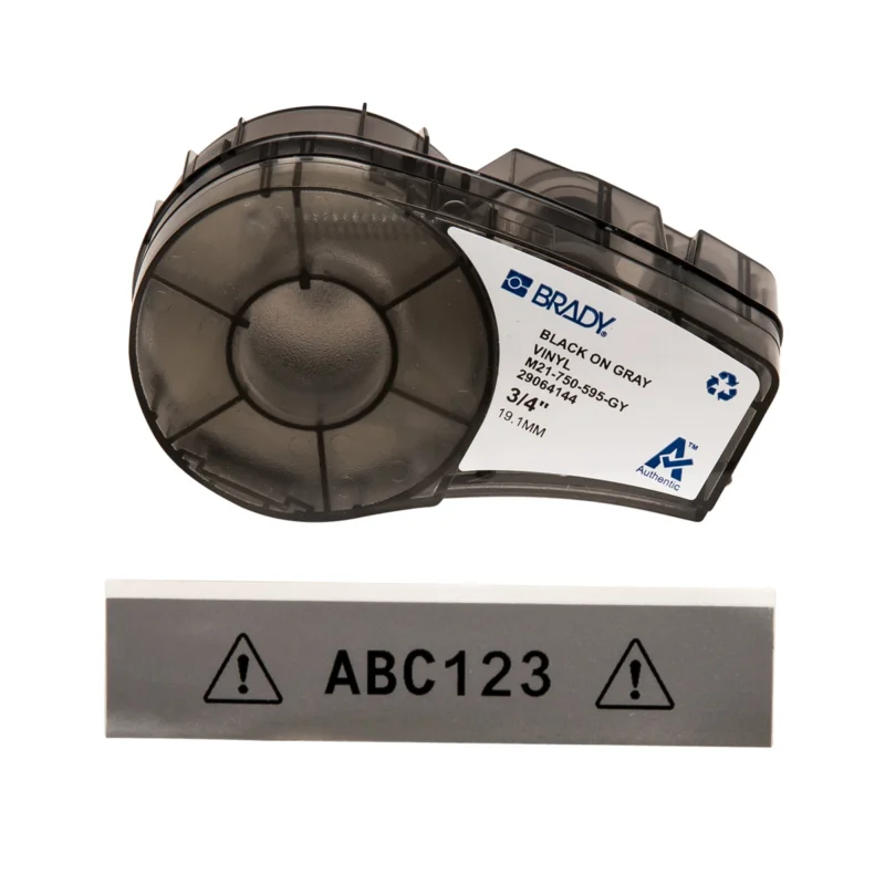 Brady - Algemene identificatie - Vinyltape voor M211; M210; BMP21-PLUS; BMP21-LAB; BMP21 - M21-750-595-GY - 139740 - 87139740 Speciale Aanbieding