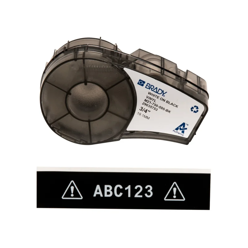 Beperkt Aanbod Brady - Algemene identificatie - Vinyltape voor M211; M210; BMP21-PLUS; BMP21-LAB; BMP21 - M21-750-595-BK - 139743 - 87139743