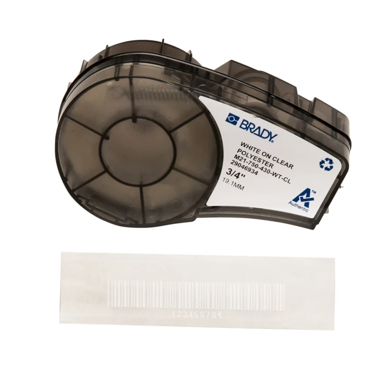 Brady - Algemene identificatie - Polyestertape voor M211; M210; BMP21-PLUS; BMP21-LAB; BMP21 - M21-750-430-WT-CL - 139749 - 87139749 Goedkoop