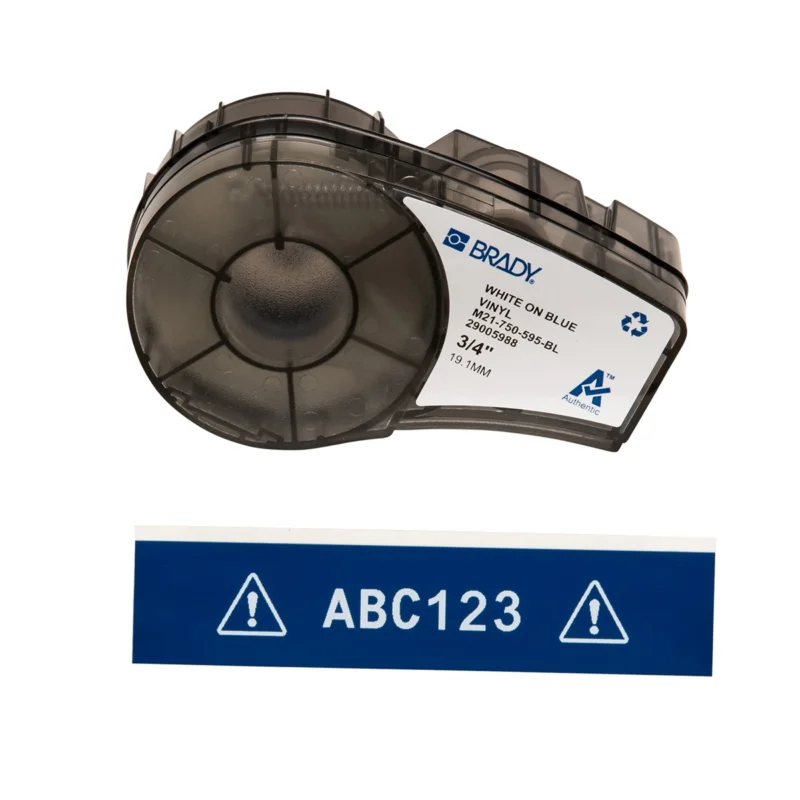 Brady - Algemene identificatie - Vinyltape voor M211; M210; BMP21-PLUS; BMP21-LAB; BMP21 - M21-750-595-BL - 142794 - 87142794 Weekendaanbieding