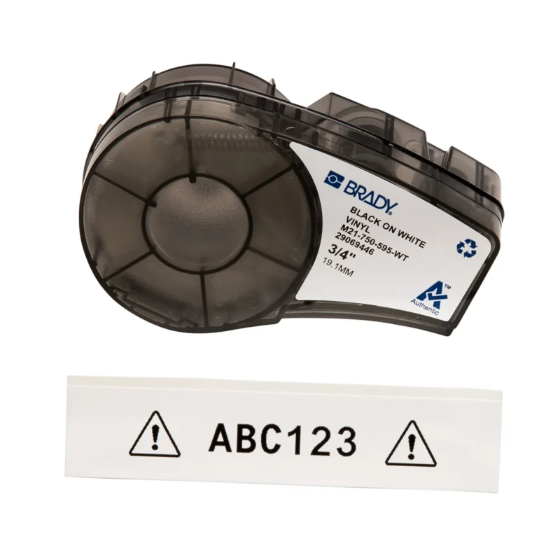 Brady - Algemene identificatie - Vinyltape voor M211; M210; BMP21-PLUS; BMP21-LAB; BMP21 - M21-750-595-WT - 142797 - 87142797 Hete Deal