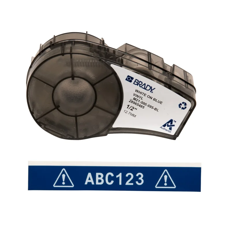 Brady - Algemene identificatie - Vinyltape voor M211; M210; BMP21-PLUS; BMP21-LAB; BMP21 - M21-500-595-BL - 142798 - 87142798 Finale Uitverkoop