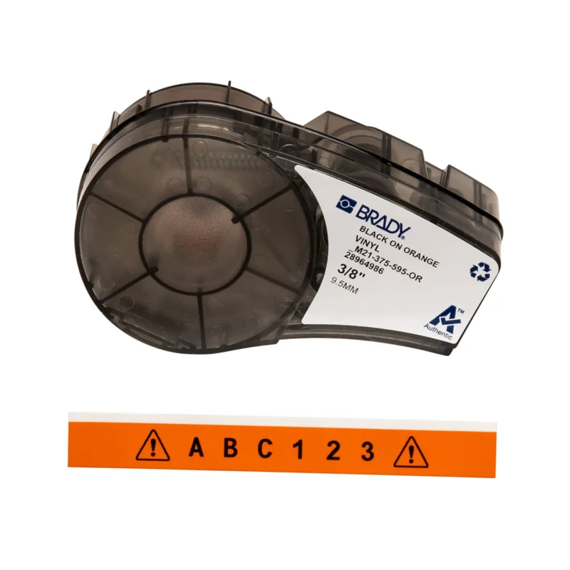 Brady - Algemene identificatie - Vinyltape voor M211; M210; BMP21-PLUS; BMP21-LAB; BMP21 - M21-375-595-OR - 142809 - 87142809 Nieuw