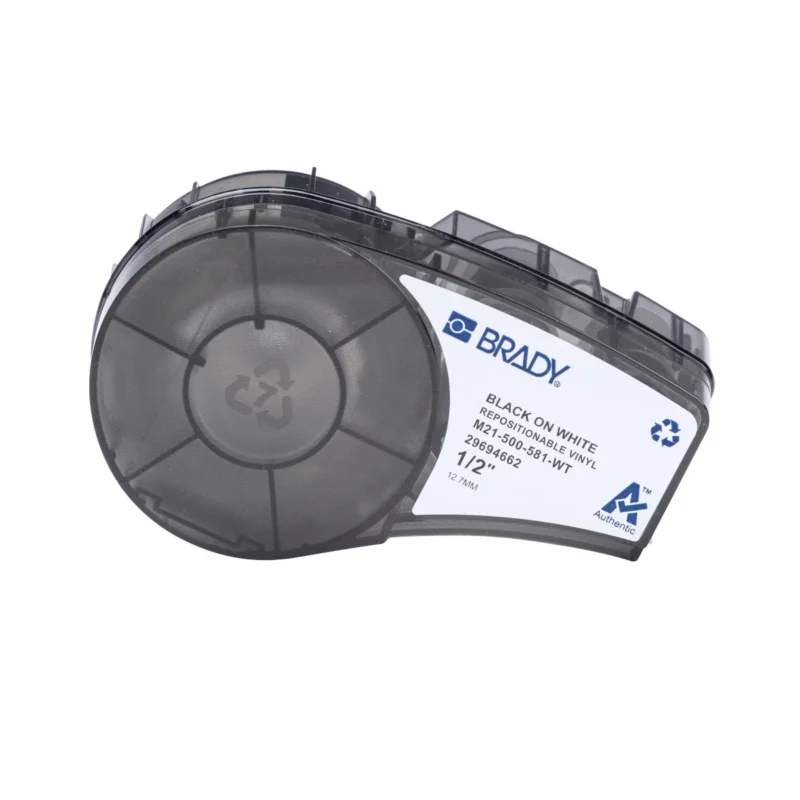 Brady - Algemene identificatie - M21-serie herpositioneerbare vinyllabels - M21-500-581-WT - 152246 - 87152246 Beperkte Voorraad