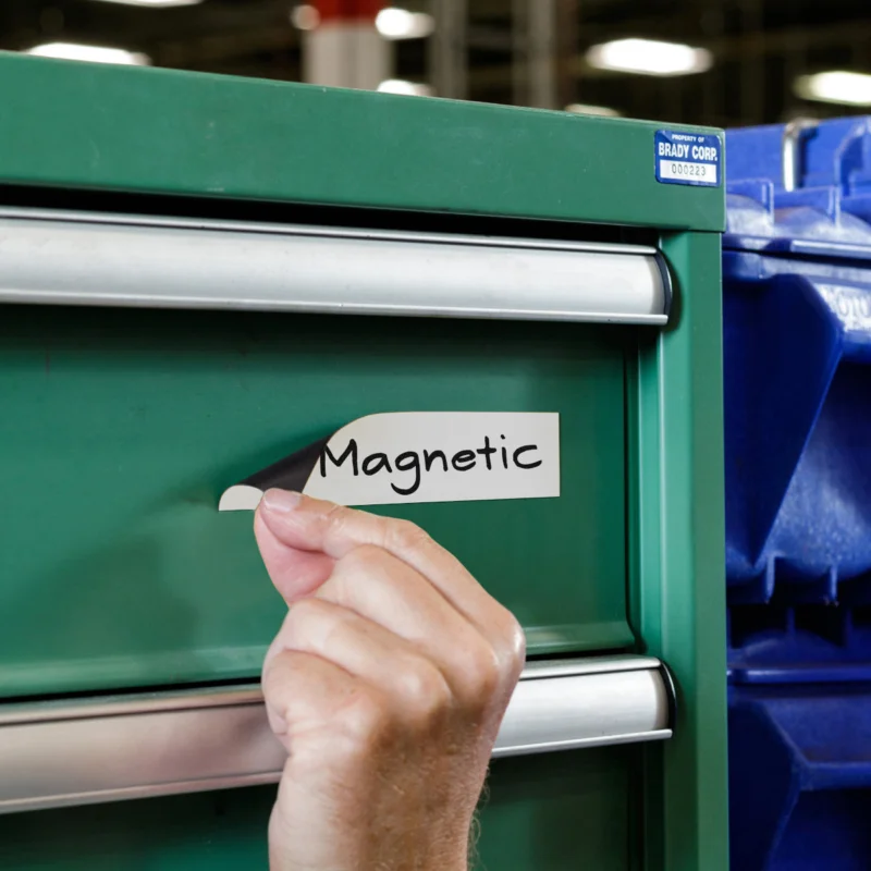 Aanbieding Logistiek labels - BLANK MAGNETIC LABELS B-859 51X159MM